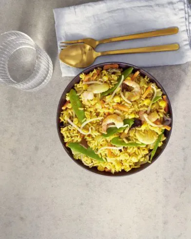 RÁK RIZZSEL, ORIENTÁLIS STÍLUSBAN