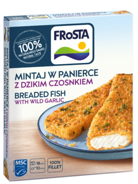 PANÍROZOTT HALFILÉ MEDVEHAGYMÁVAL