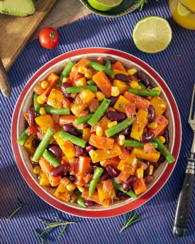 SERPENYŐS ZÖLDSÉGEK MEXIKÓI STÍLUSBAN